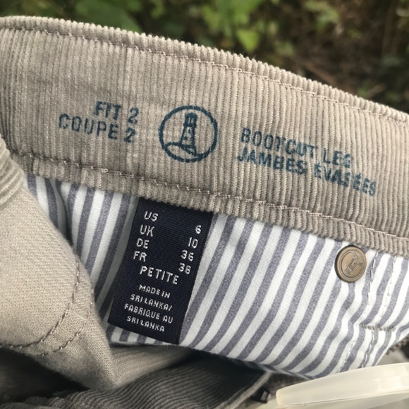 🍂5/30$!! EUC Land’s End Grey Corduroy Bootcut Pants - Picture 9 of 10